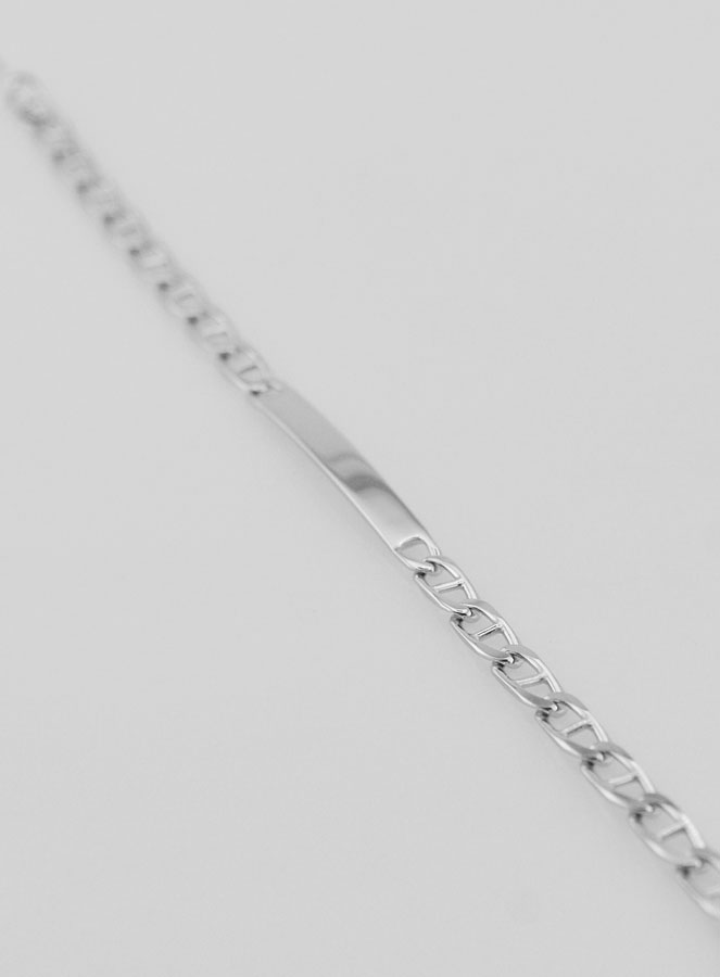 Gourmetta di Battesimo in Argento Rodiato - 18 cm (pic 2)