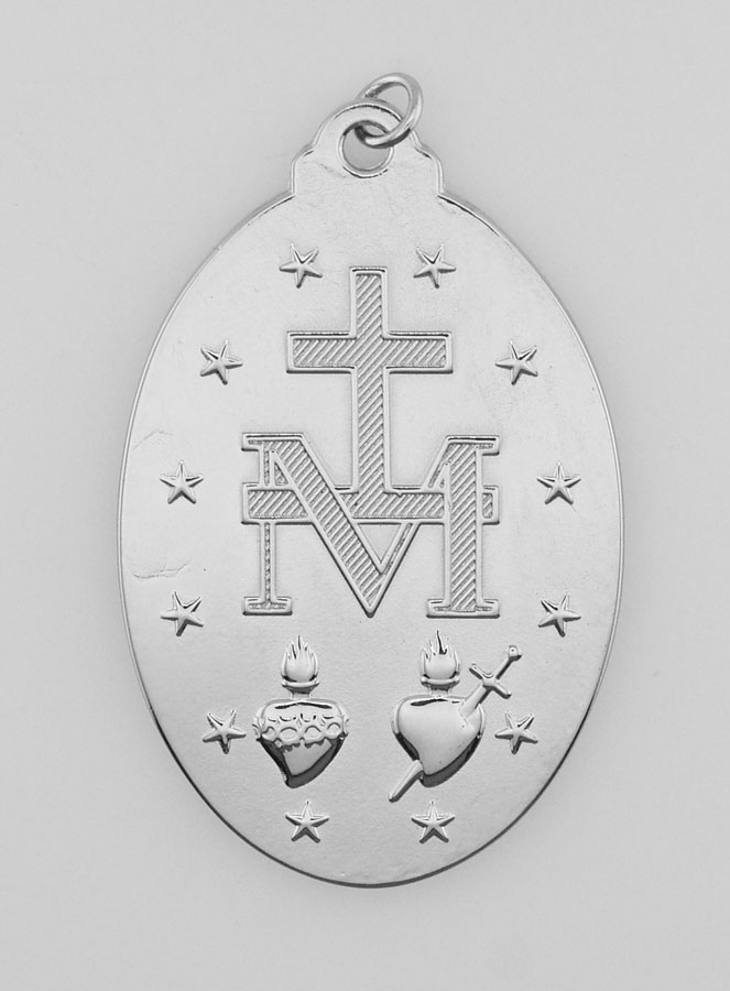Medaglia Miracolosa in Inox - 33mm (pic 3)