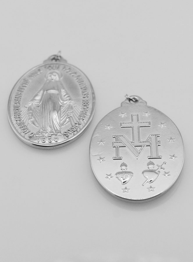 Medaglia Miracolosa in Inox - 33mm (pic 4)