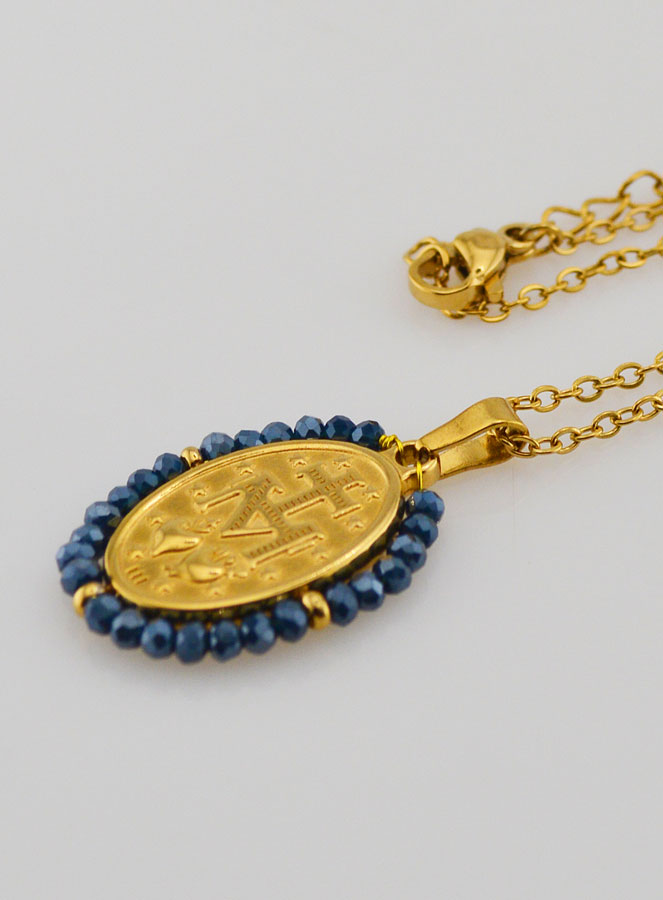 Collana Miracolosa - Perline Blu (pic 4)