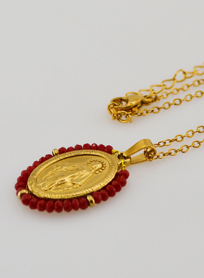 Collana Miracolosa - Perline Rosse (pic 1)