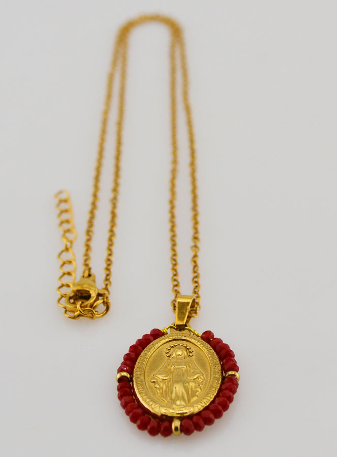 Collana Miracolosa - Perline Rosse (pic 3)