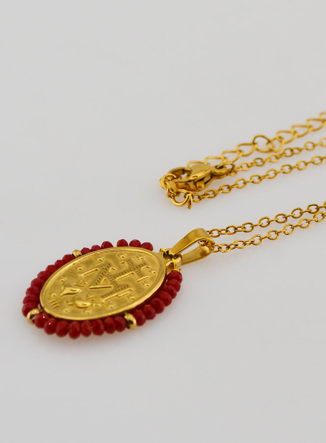 Collana Miracolosa - Perline Rosse (pic 4)