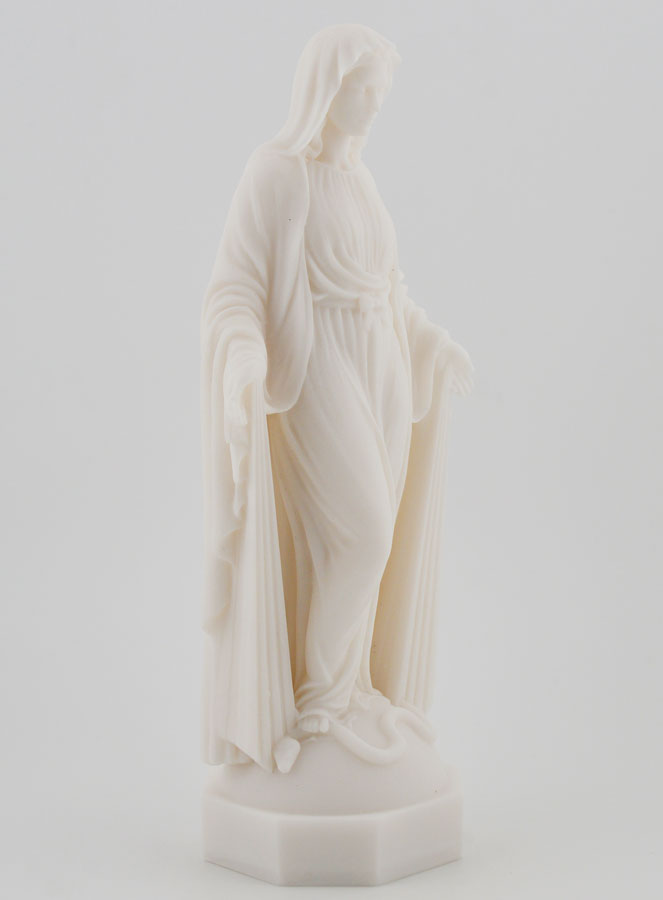 Statua Madonna Miracolosa con Raggi - 17 cm (pic 3)