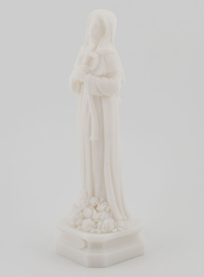 Statua di Santa Rita in Alabastro - 12 cm (pic 2)