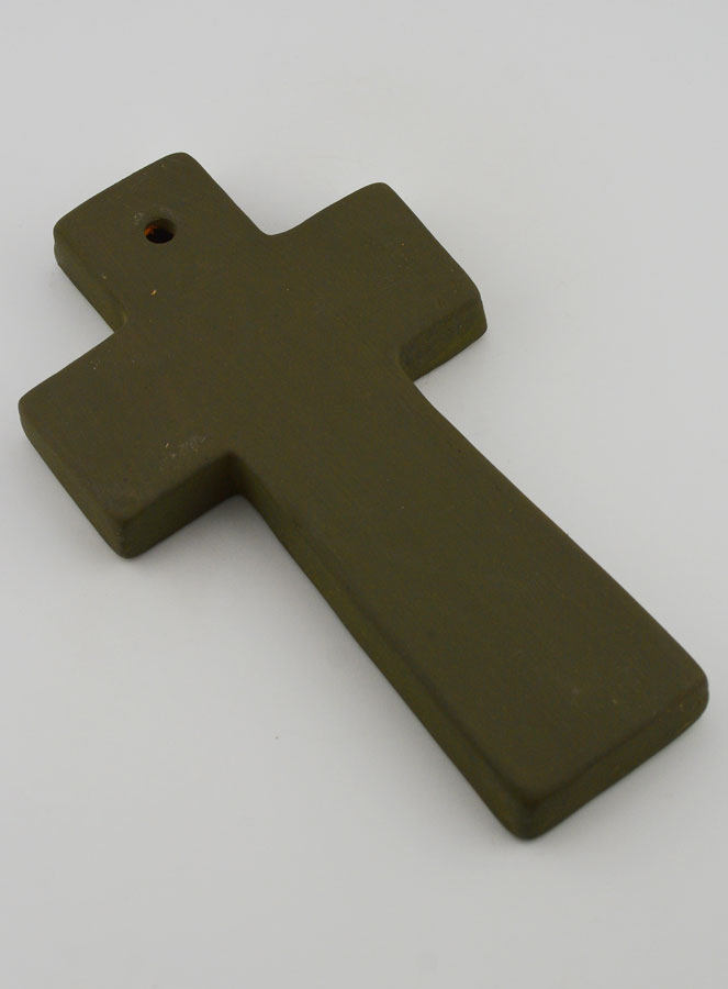 Croce in Ceramica Angelo Medico - 15 cm (pic 4)