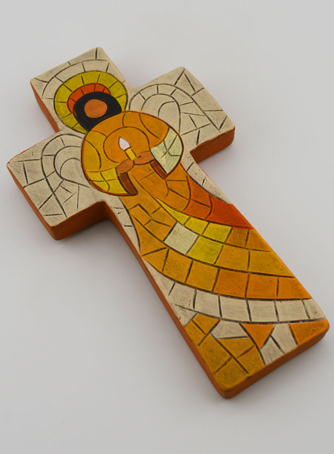 Croce in Ceramica Angelo di Luce - 15 cm (pic 3)