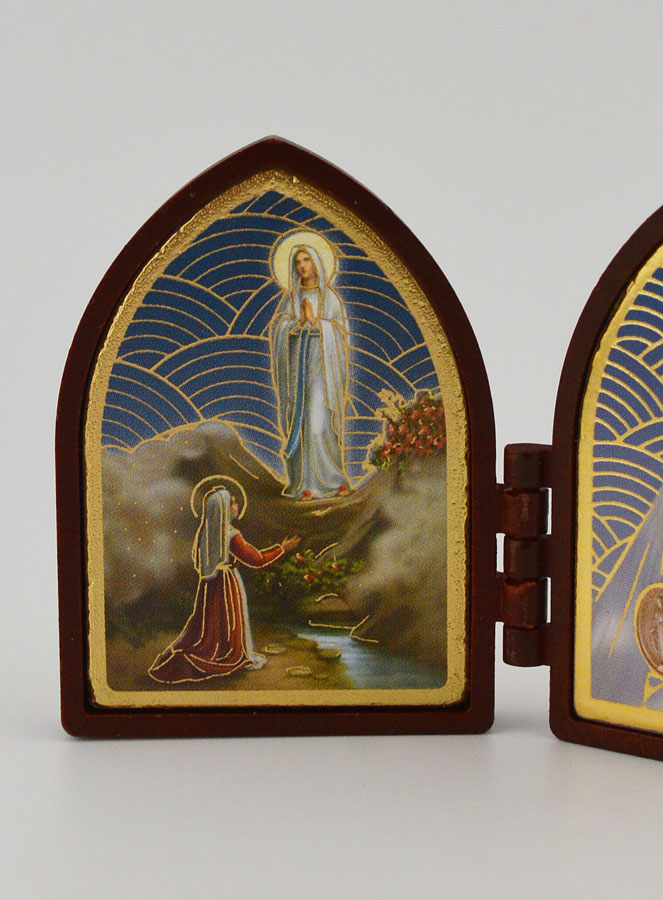 Icona Dittico Mini - Madonna di Lourdes e Miracolosa (pic 2)