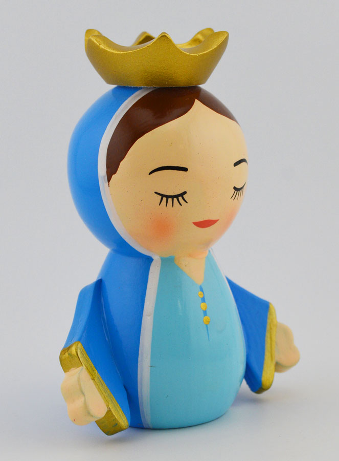 Statua Maria Regina - 10 cm (pic 3)