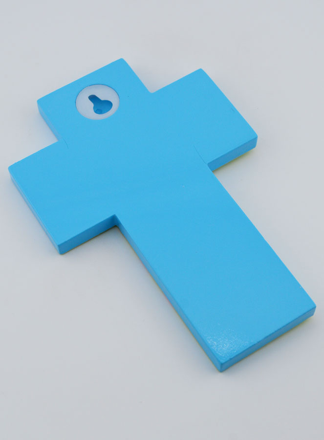 Croce per Bambini in Legno - Sacerdote e Colomba (pic 4)