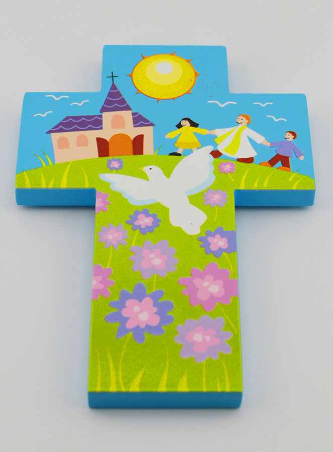 Regalo di Cresima - Croce Bambini Sacerdote e Spirito Santo (pic 2)