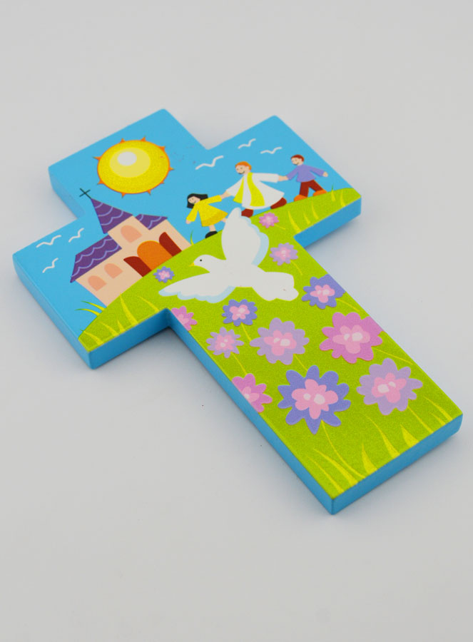 Regalo di Cresima - Croce Bambini Sacerdote e Spirito Santo (pic 3)
