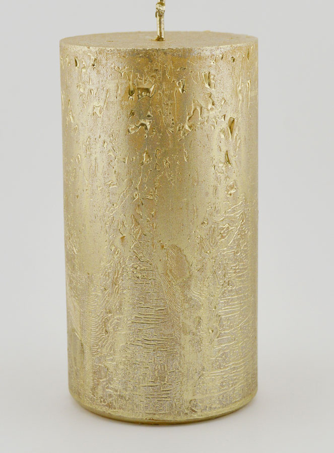 Candela di Natale Moderna - Champagne (pic 1)