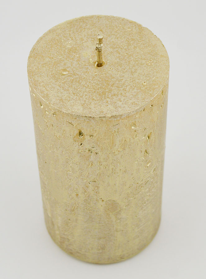 Candela di Natale Moderna - Champagne (pic 2)