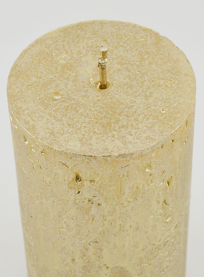 Candela di Natale Moderna - Champagne (pic 4)