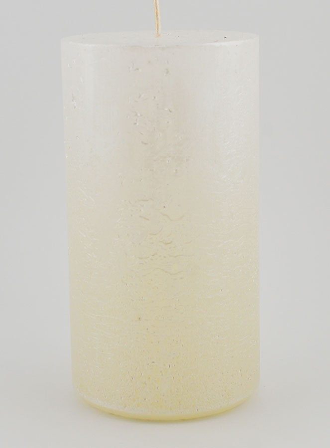 Candela Decorativa Moderna - Bianco Perlato (pic 1)