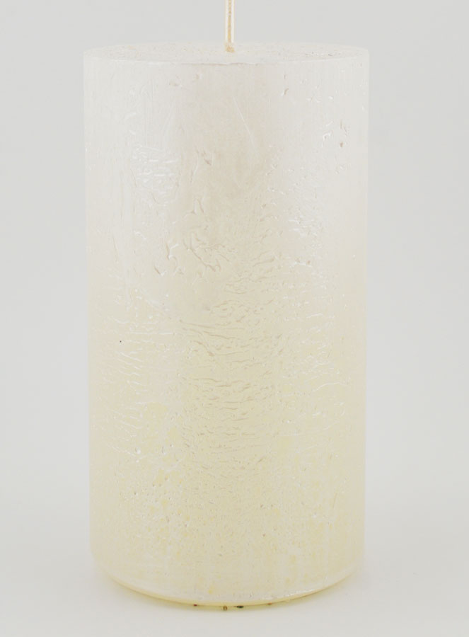 Candela di Natale Moderna - Bianco Perlato (pic 1)
