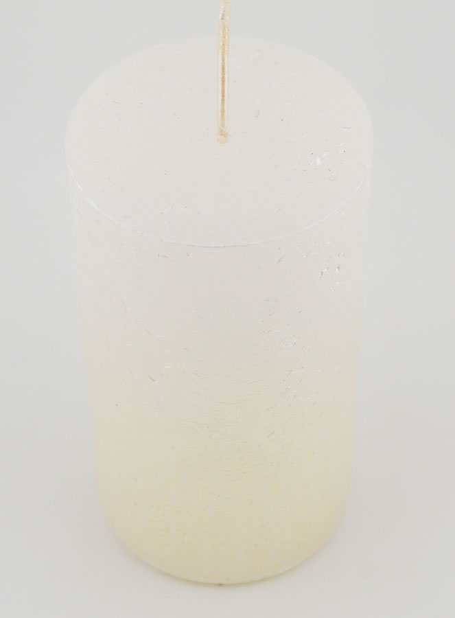 Candela di Natale Moderna - Bianco Perlato (pic 2)