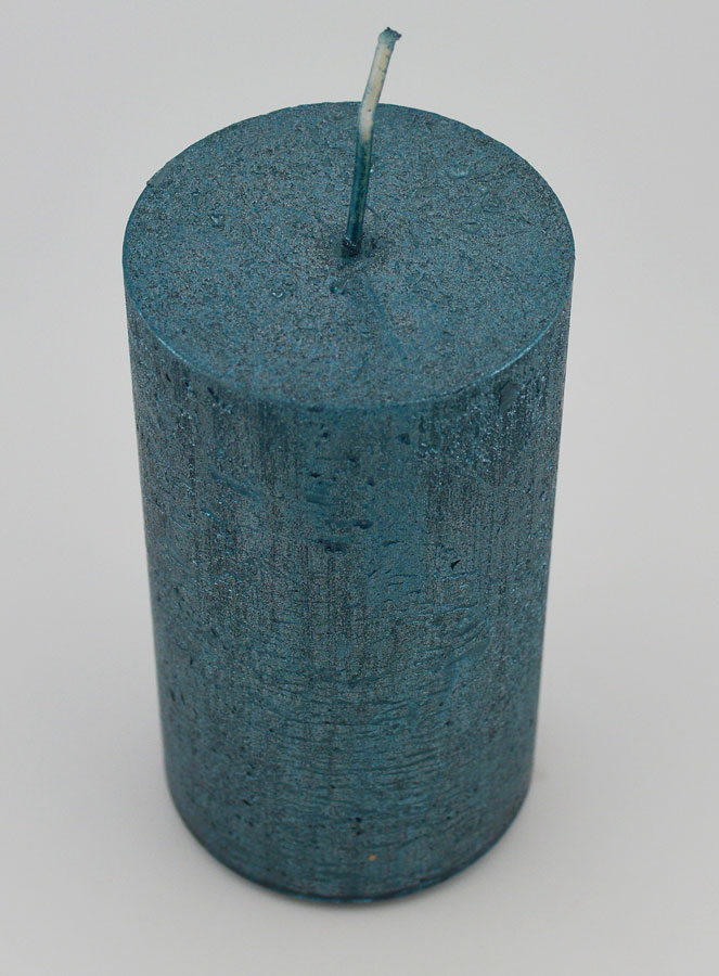 Candela Decorativa Moderna - Blu Verde (pic 2)