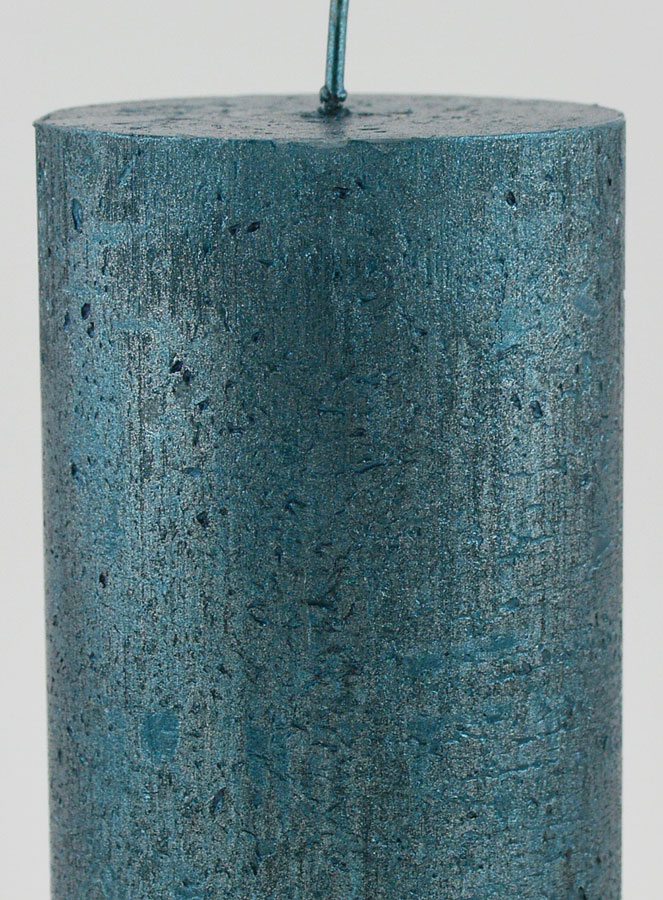 Candela di Natale Moderna - Blu Verde (pic 3)