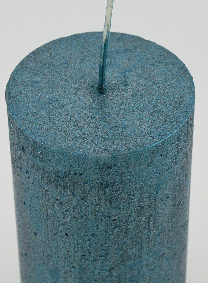 Candela di Natale Moderna - Blu Verde (pic 4)