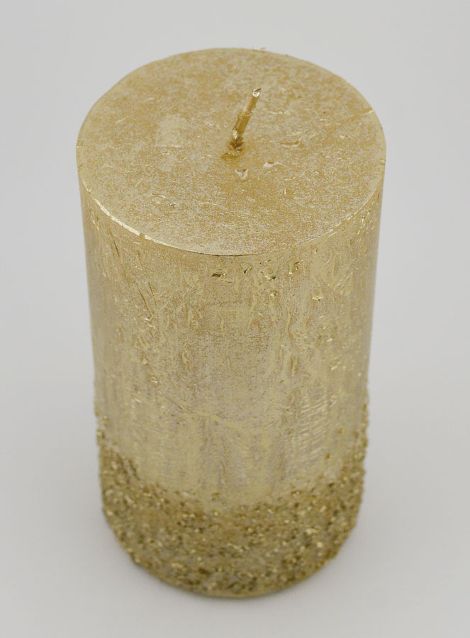Candela Decorativa Effetto Pepite - Champagne (pic 2)
