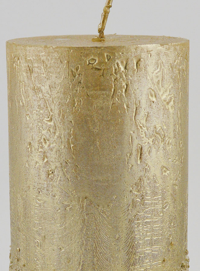 Candela Decorativa Effetto Pepite - Champagne (pic 3)