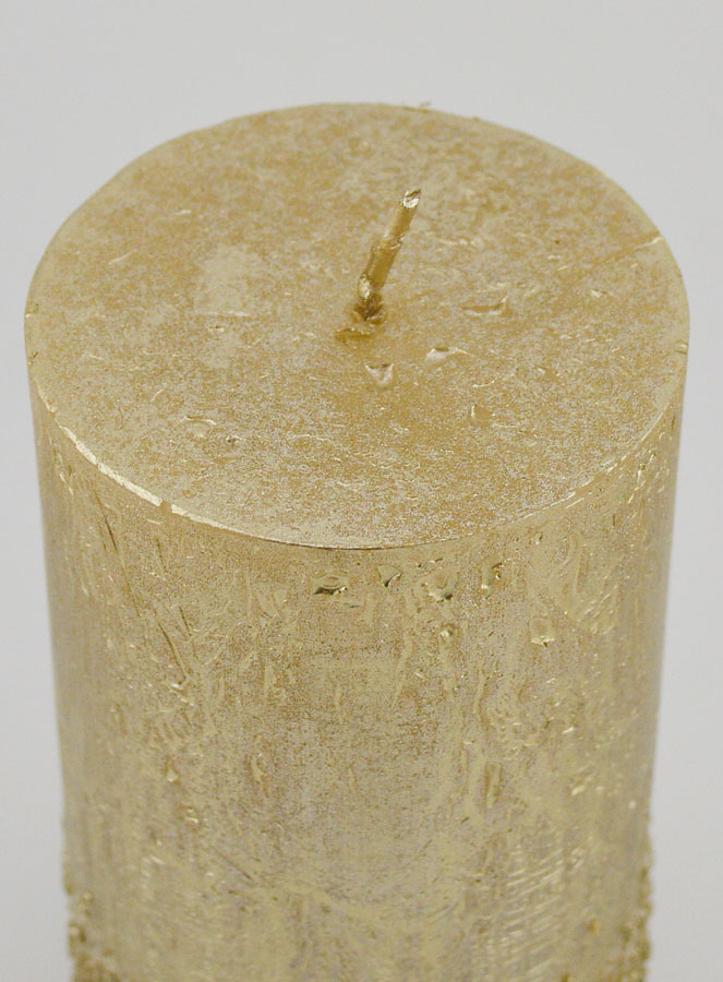 Candela Decorativa Effetto Pepite - Champagne (pic 4)