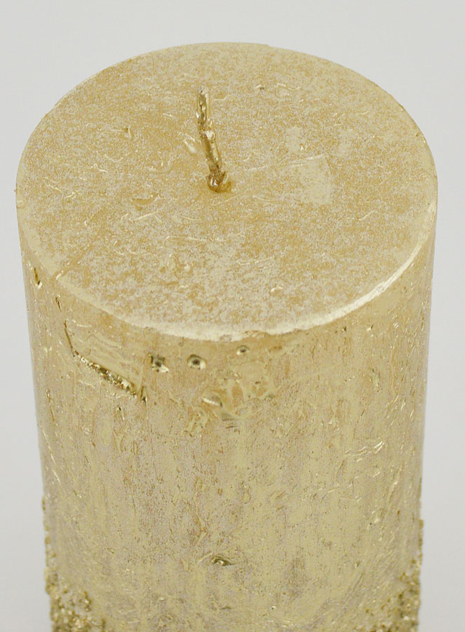 Candela de Noël Effetto Pepite - Champagne (pic 4)