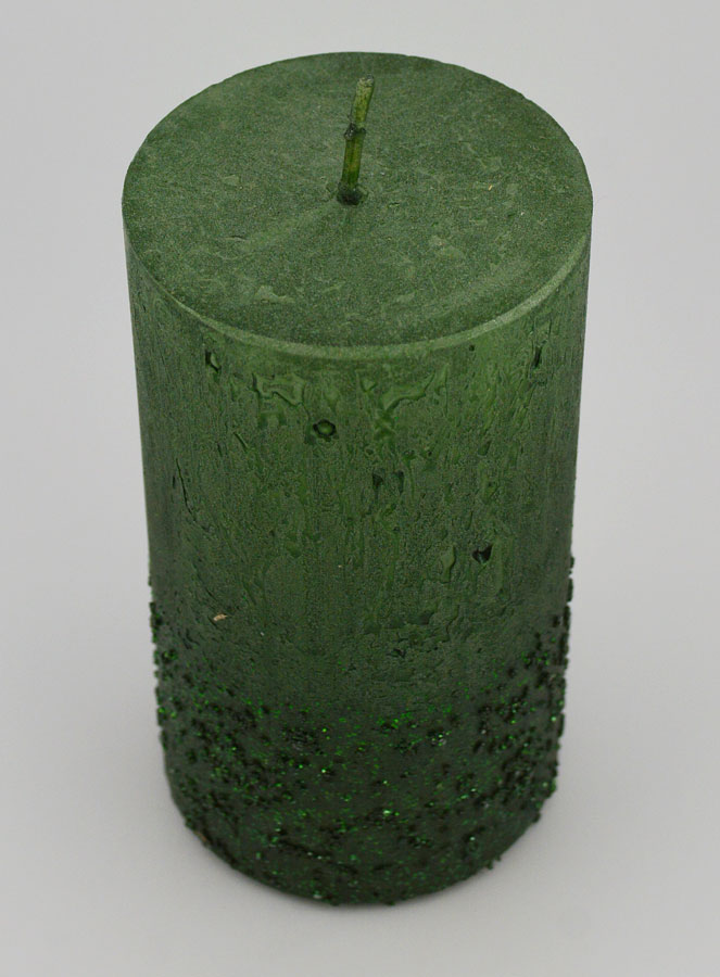Candela Decorativa Effetto Pepite - Verde (pic 2)
