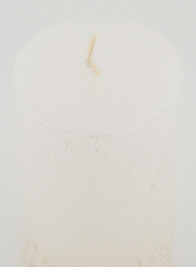 Candela di Natale Effetto Pepite - Bianco Perlato (pic 4)