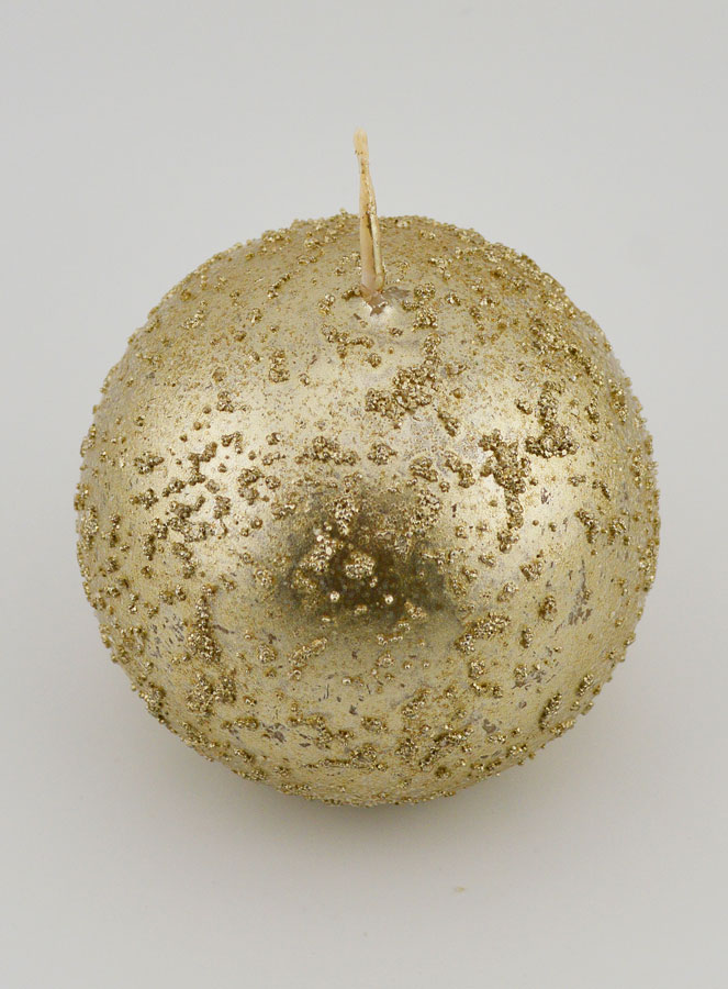 Candela Sfera Decorativa Glitterata - Champagne (pic 2)