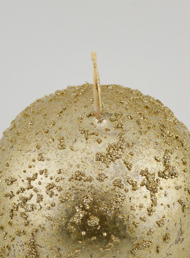Candela Sfera Decorativa Glitterata - Champagne (pic 4)