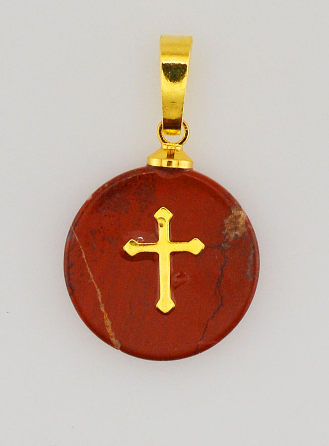 Medaglia con Croce - Rosso (pic 1)