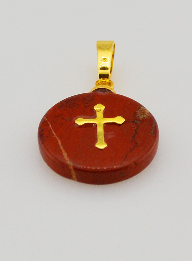 Medaglia con Croce - Rosso (pic 2)