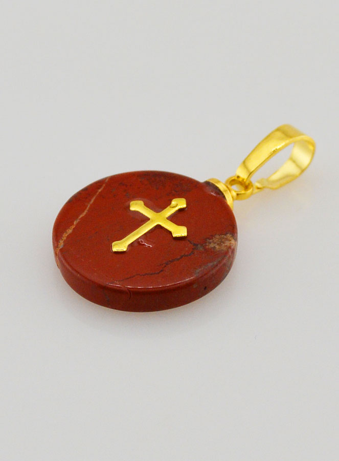 Medaglia con Croce - Rosso (pic 4)