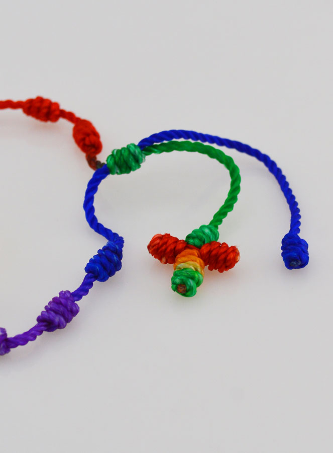 Bracciale Decina in Corda Multicolore (pic 3)