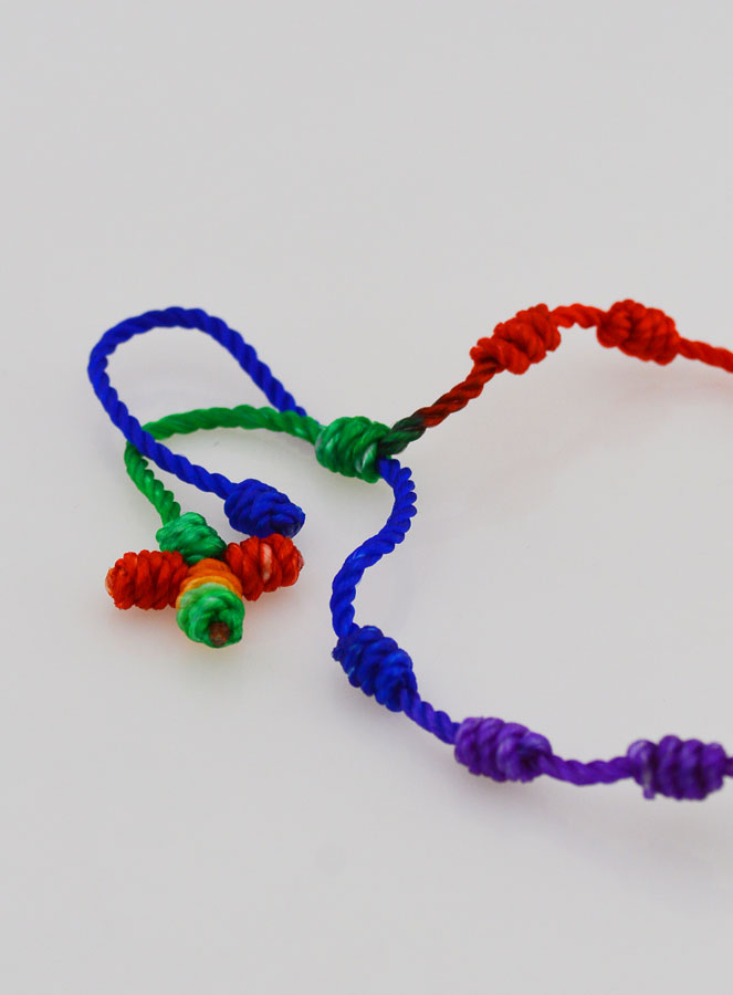 Bracciale Decina in Corda Multicolore (pic 4)