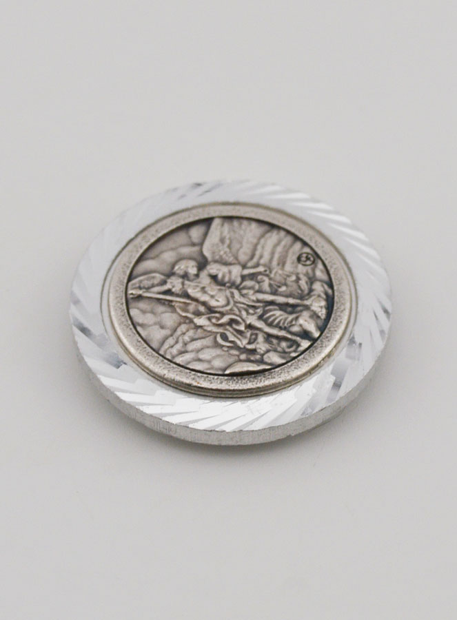 Placca Auto Magnetica di San Michele - 3,5cm (pic 3)