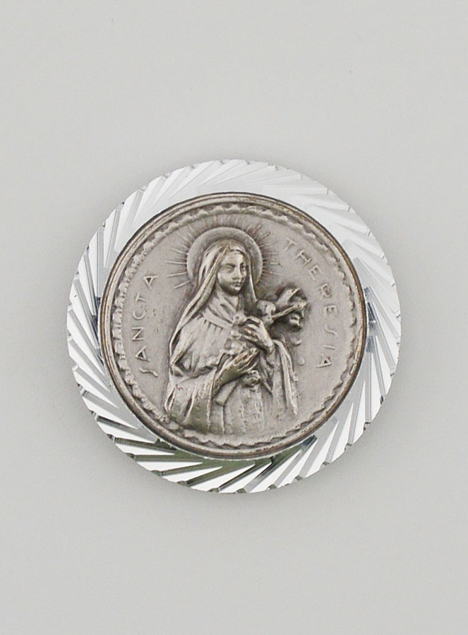 Placca Auto Magnetica di Santa Teresa - 3,5cm (pic 1)