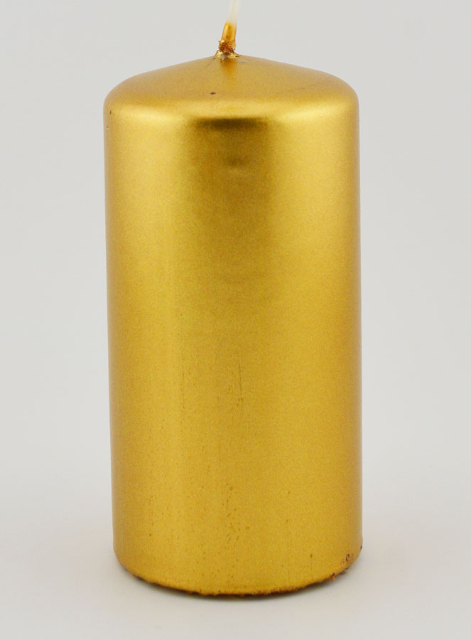 Candela di Natale Metallica - Oro (pic 1)