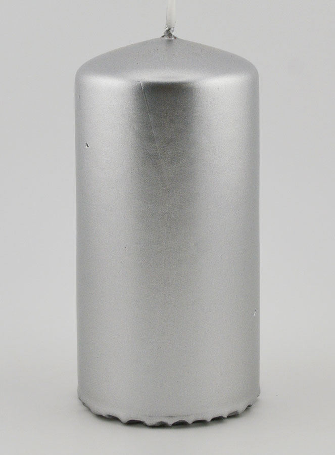 Candela Decorativa da Tavola - Argento (pic 1)