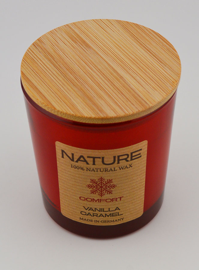 Candela Bio Collezione Natura - Vanilla Caramello (pic 2)