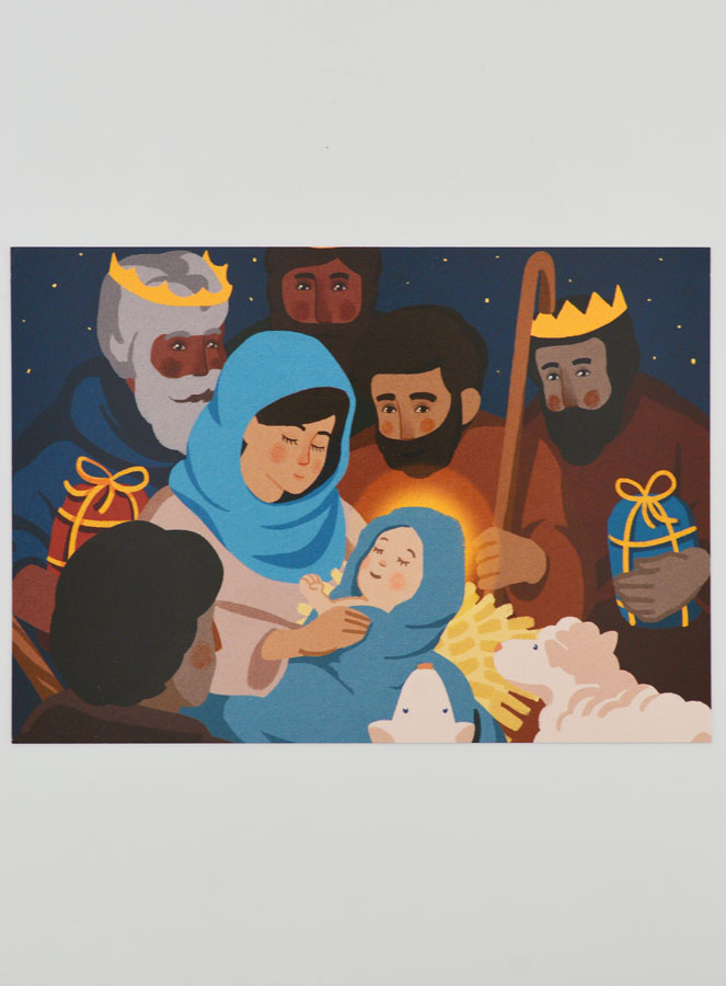 Cartolina Religiosa Natività - 10x15 (pic 1)
