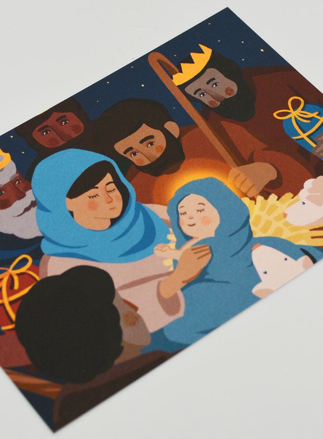 Cartolina Religiosa Natività - 10x15 (pic 3)