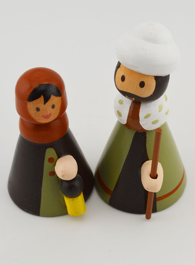 Presepe Natalizio - Coppia di Pastori (pic 4)