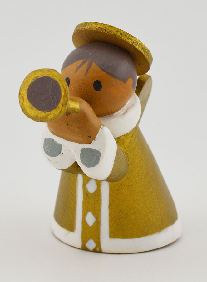 Presepe di Natale - Angelo Musicista con Tromba (pic 1)