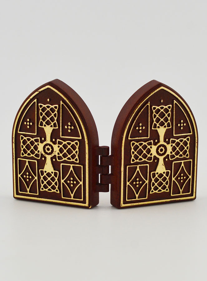 Icona Mini Dittico - Sacro Cuore di Gesù & Santa Rita (pic 4)