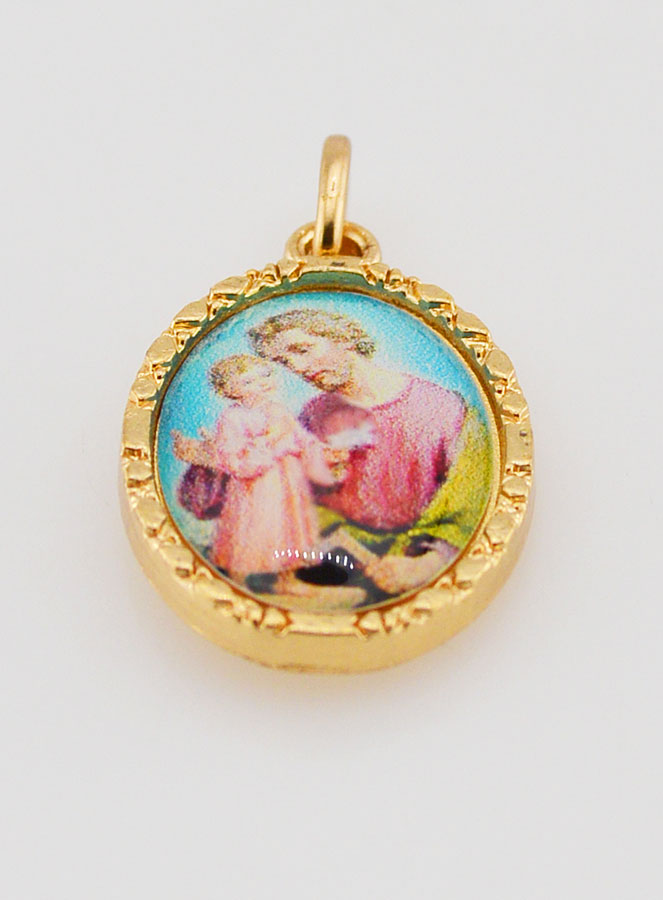 Medaglia Con Bordo 25 mm - San Giuseppe (pic 2)