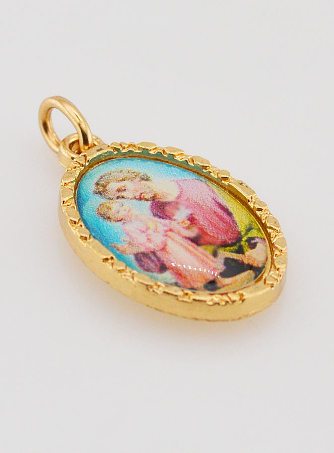 Medaglia Con Bordo 25 mm - San Giuseppe (pic 3)